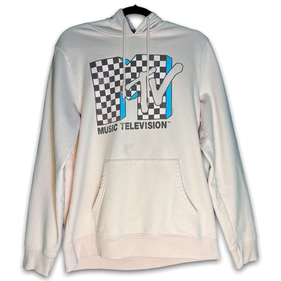 Old Navy Other - MTV Pink & Checkered Retro Old Navy Sweatshirt - Large